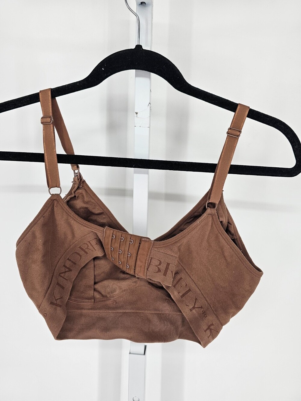Kindred Bravely Womens Sz L Maternity Nursing Bra Solid Brown - Picture 3 of 4